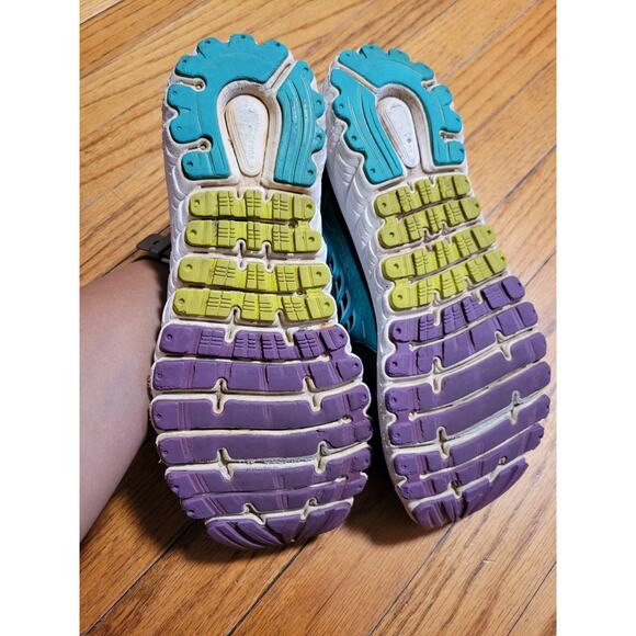 Brooks Glycerin 14 Purple Teal Blue Running Shoes Womens Size 8.5 - Picture 5 of 8